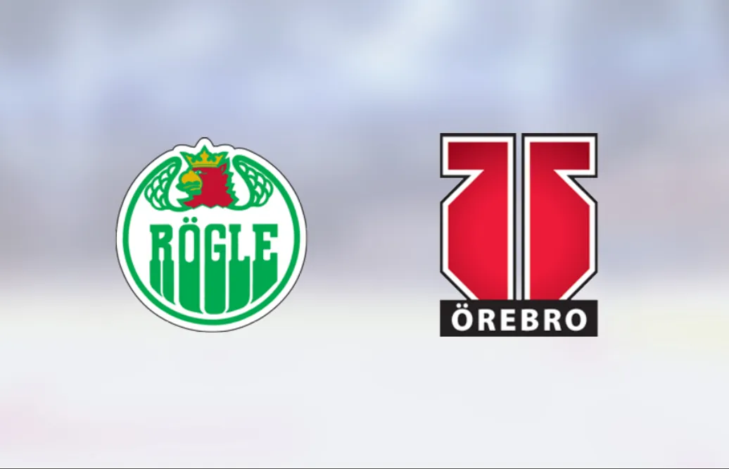 Rögle avgjorde i förlängningen mot Örebro Hockey