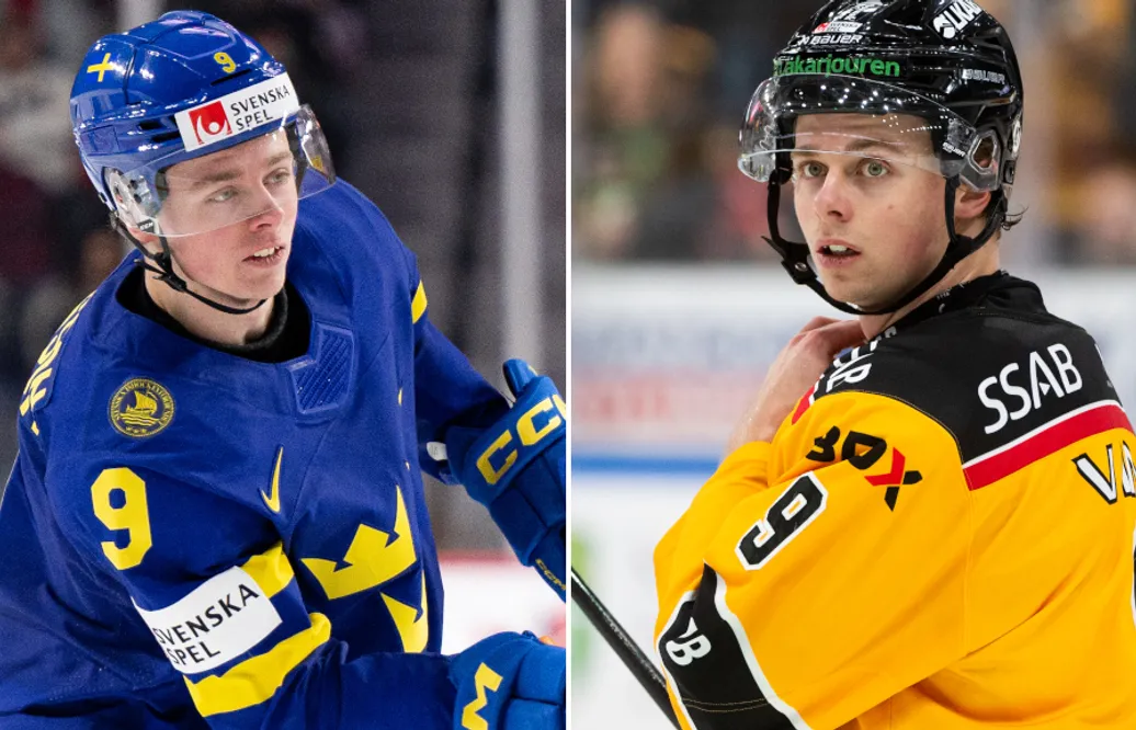 Krisdraget: Ludvig Jansson spelar forward mot Leksand