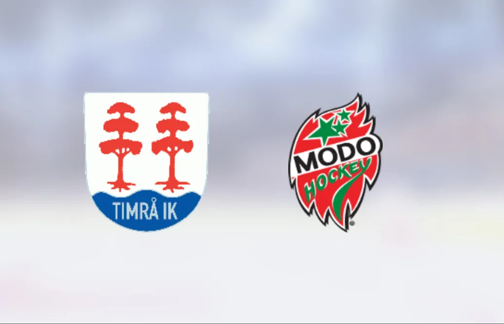 Oliver Qvarforth matchhjälte när Timrå J20 vann mot Modo J20