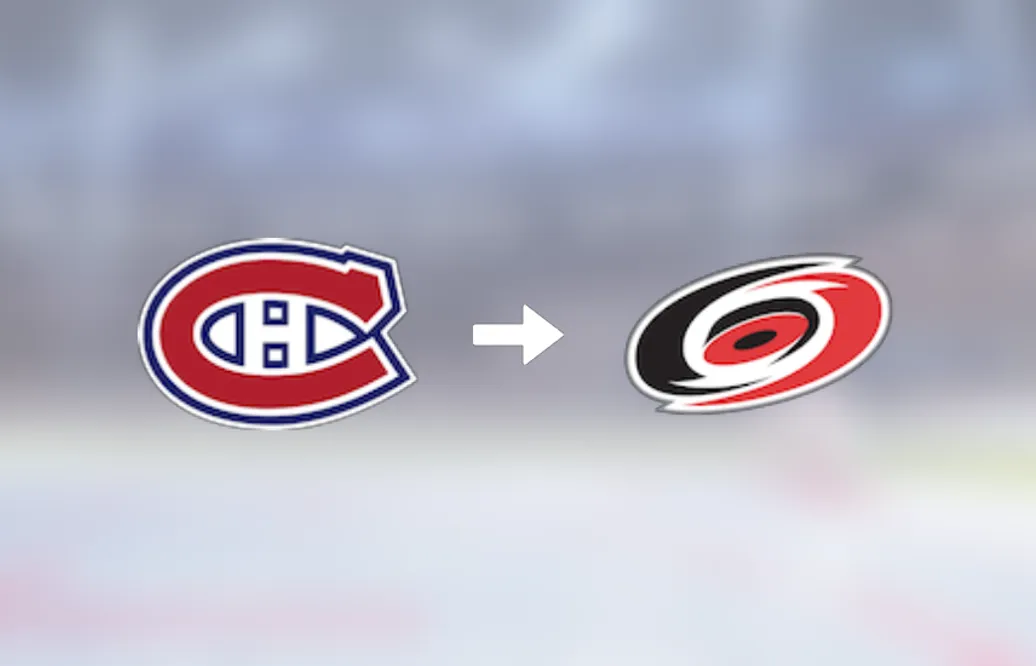 Carolina Hurricanes värvar backen William Lagesson från Montréal Canadiens