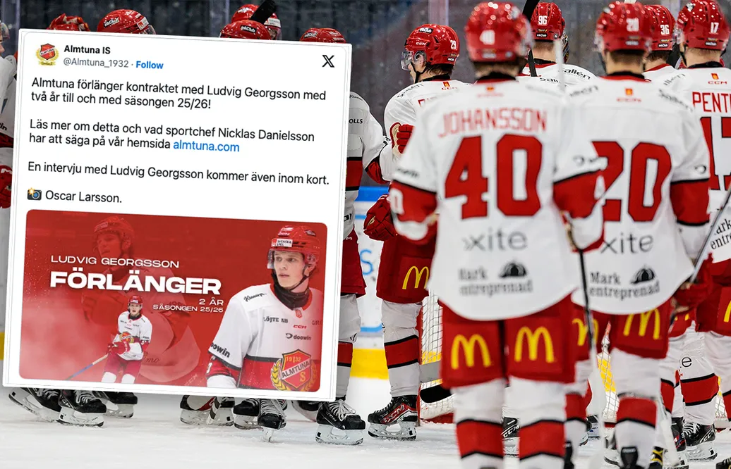 Almtuna förlänger med Ludvig Georgsson: "Väldigt glada att han valt att stanna"