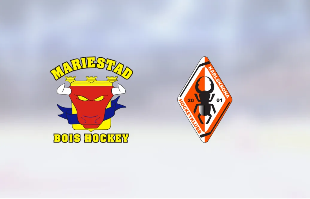 Seger för Mariestad hemma mot Karlskrona