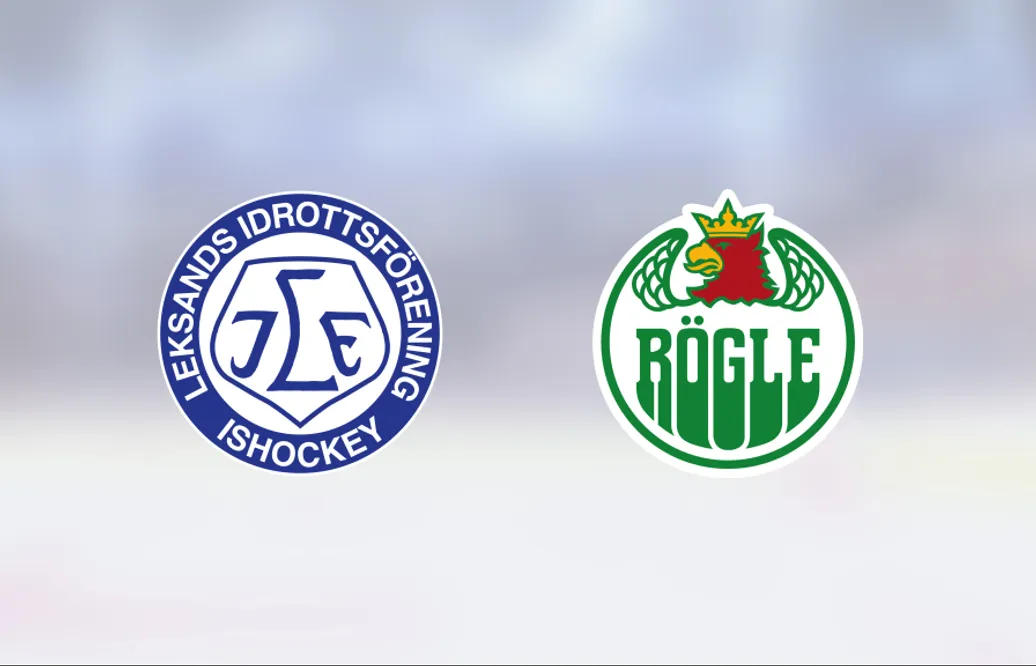 Leksand ryckte i sista perioden och vann mot Rögle