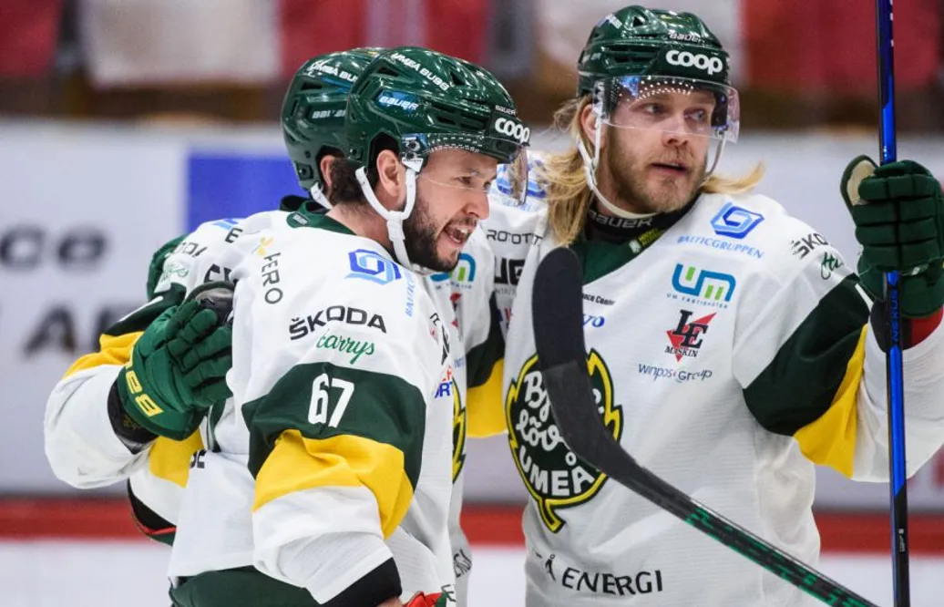 Francis Perron i målform när Björklöven vann mot Kristianstad