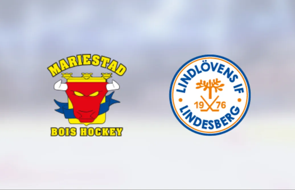 Ludwig Wistén tvåmålsskytt för Mariestad i segern mot Lindlöven