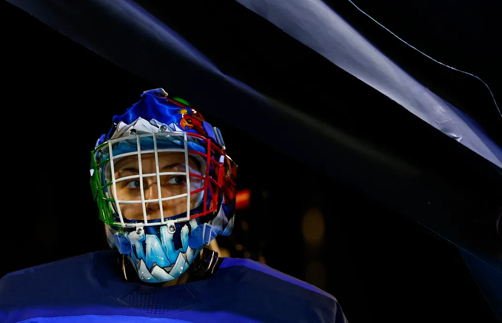 Martina Fedel höll nollan mot MoDo i SDHL. Foto: REUTERS/Alessandro Garofalo