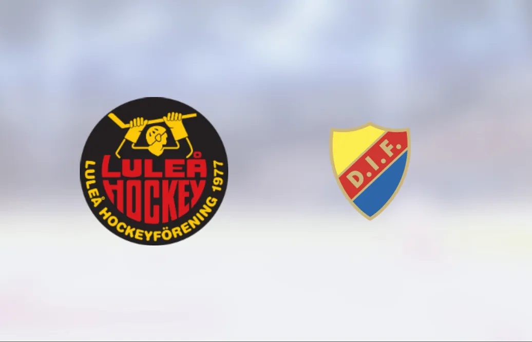 Luleå ryckte i sista perioden och vann mot Djurgården