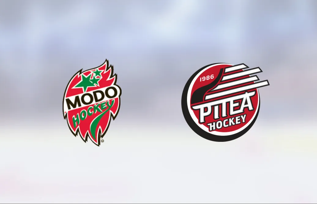 Storseger för Modo hemma mot Piteå Hockey