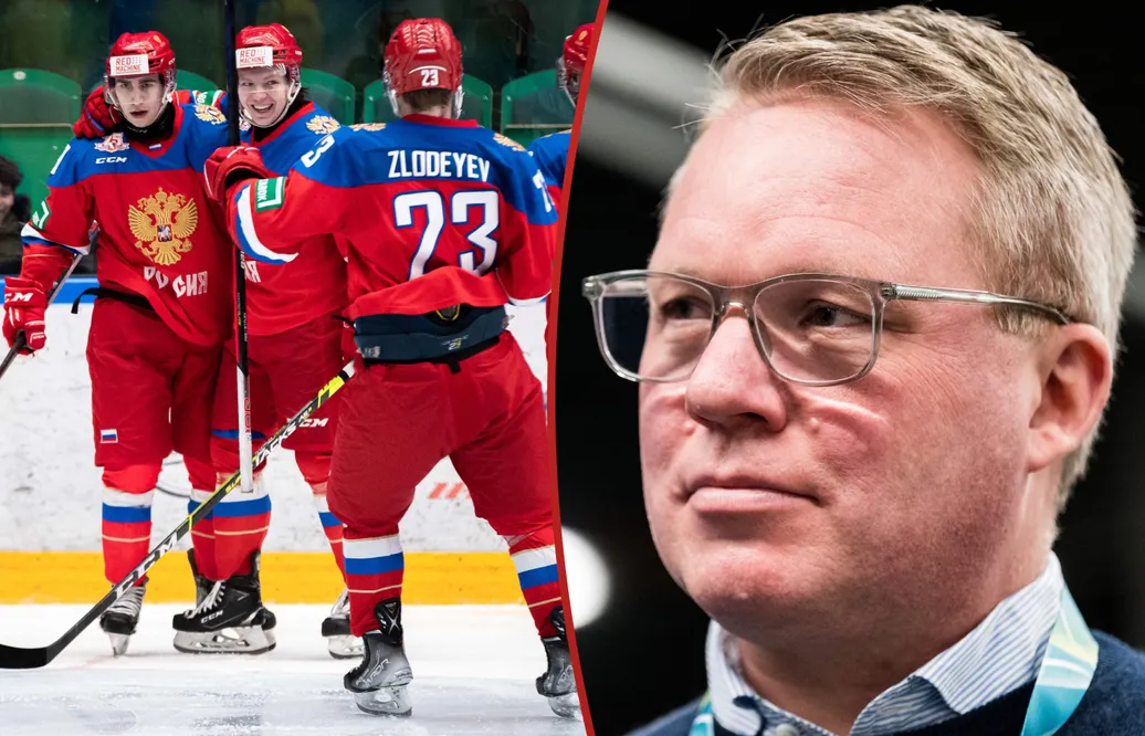 Anders Larsson svarar efter beskedet om Ryssland.
Foto: Bildbyrån