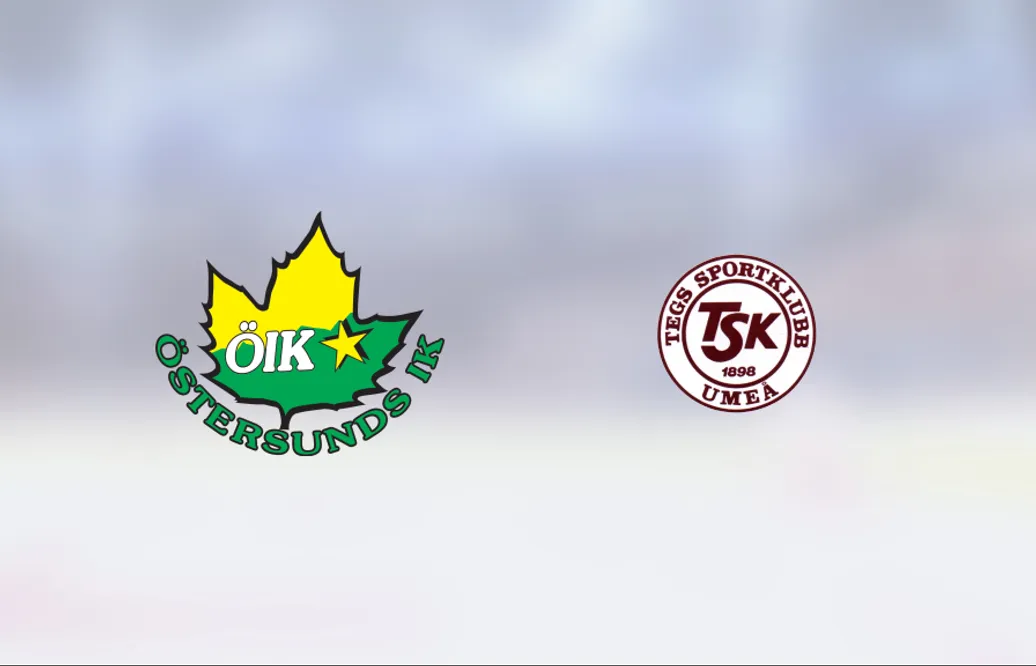 Östersund IK vann mot Teg hemma – avgjorde i förlängningen