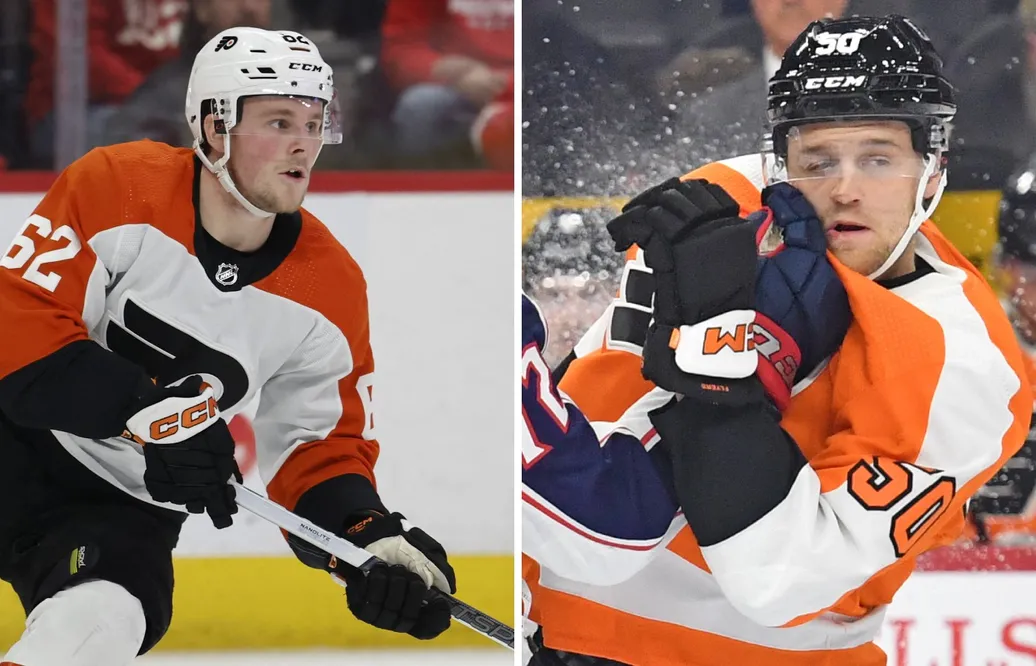 Olle Lycksell och Adam Ginning kallas upp av Philadelphia Flyers