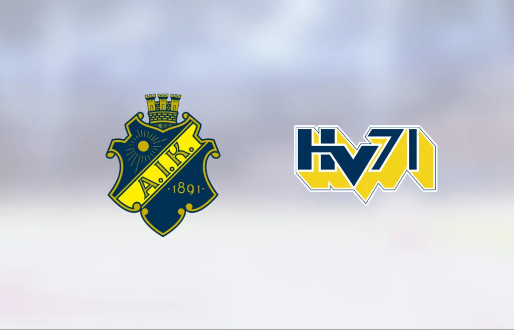 Stabil seger för HV 71 – höll nollan mot AIK