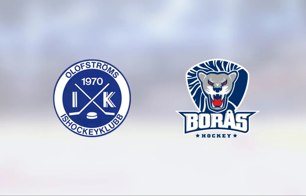 Joel Kinnander gjorde två mål när Olofström vann mot Borås