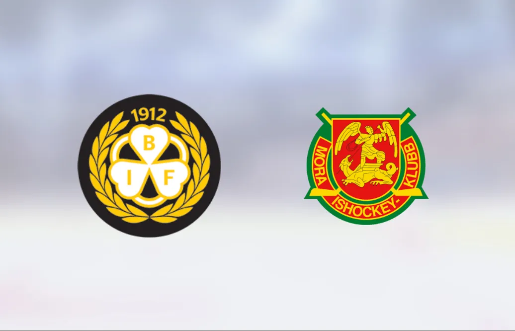Kaj Lukas Münger i målform när Mora vann mot Brynäs