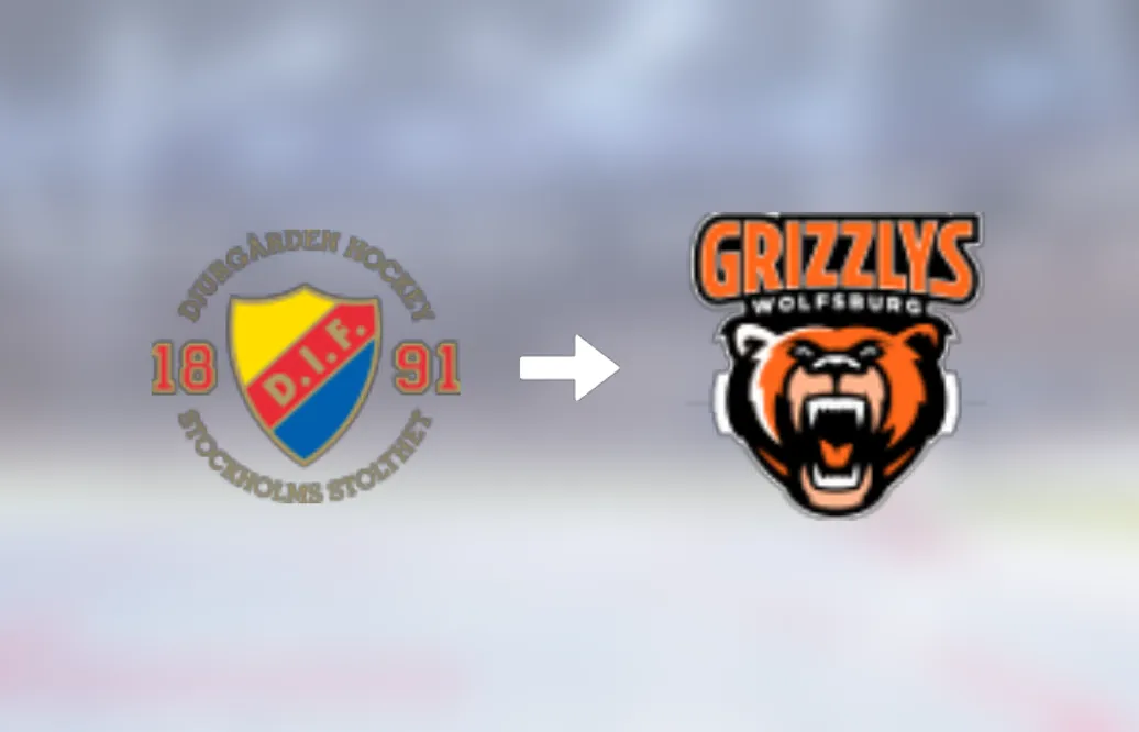 Förre Djurgården-spelaren klar för spel i Grizzlys Wolfsburg