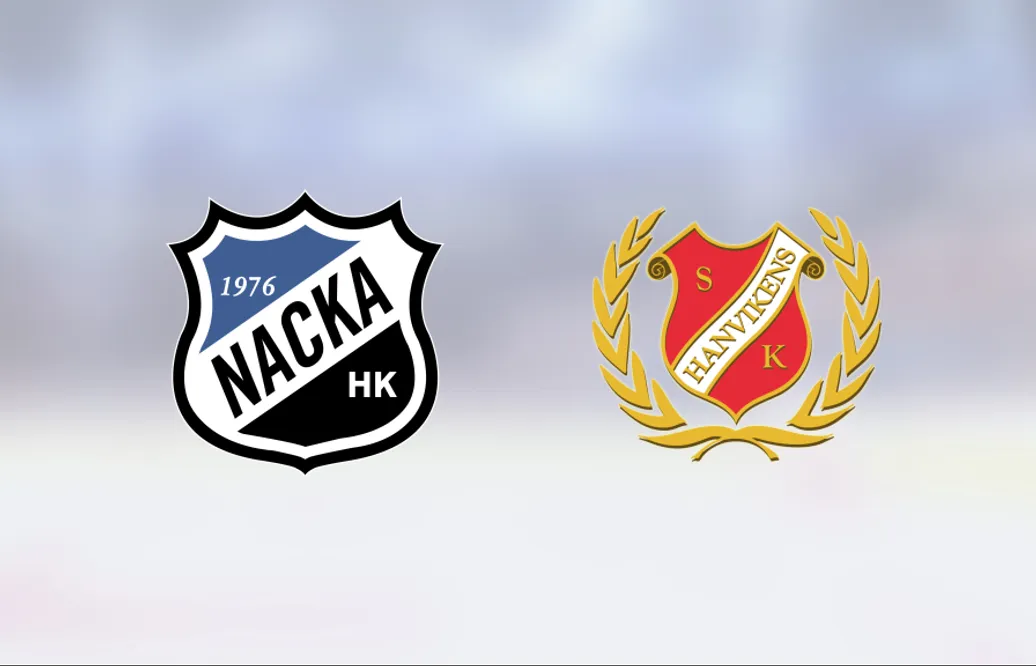 Nacka ny serieledare efter 2-1 mot Hanviken