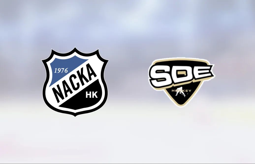 Harry Ahlberg och Sam Lindhagen Mellbin avgjorde när Nacka slog SDE