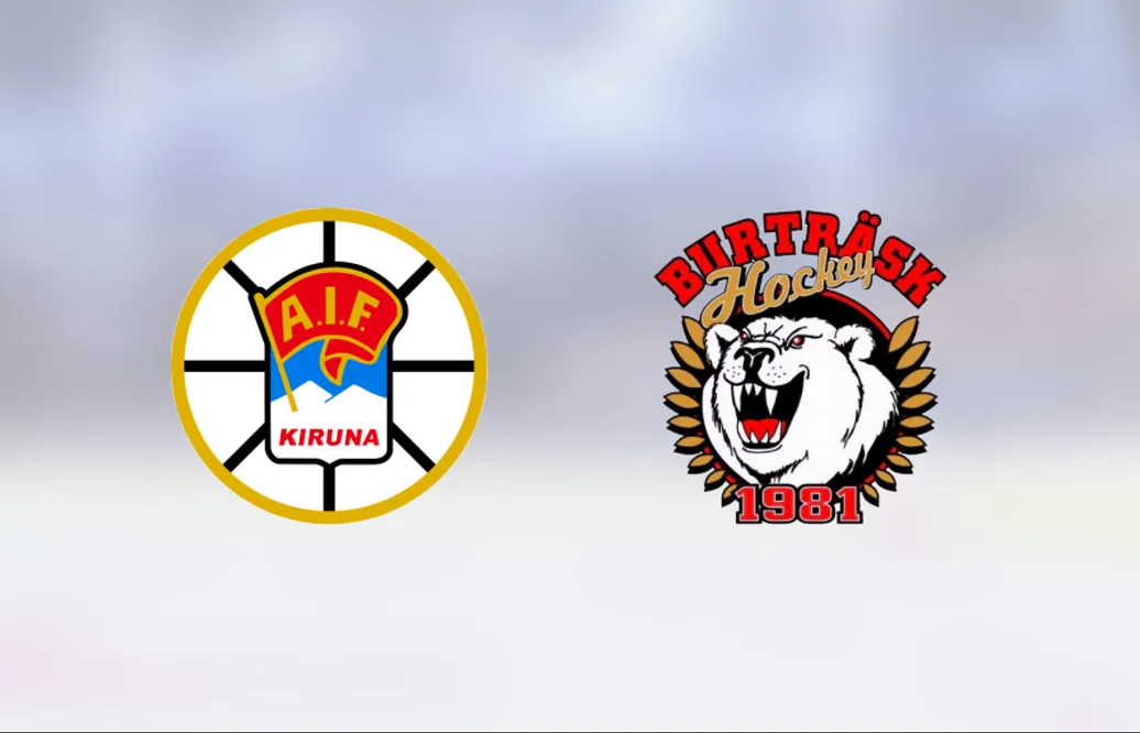 Burträsk avgjorde tät match mot Kiruna AIF i tredje perioden