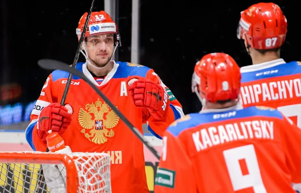 Ryssland knäppte till tjeckerna i tillknäppt match