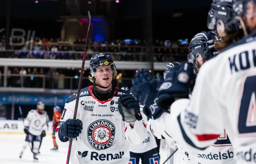 Trots förlust gjorde Fredrik Karlström sitt första mål för säsongen. 