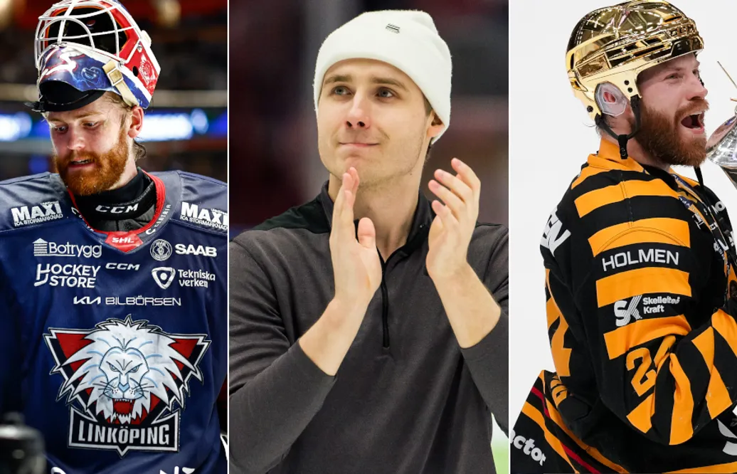 Marcus Högberg, Janne Kuokkanen och Oscar Lindberg gör upp om MVP-priset i SHL