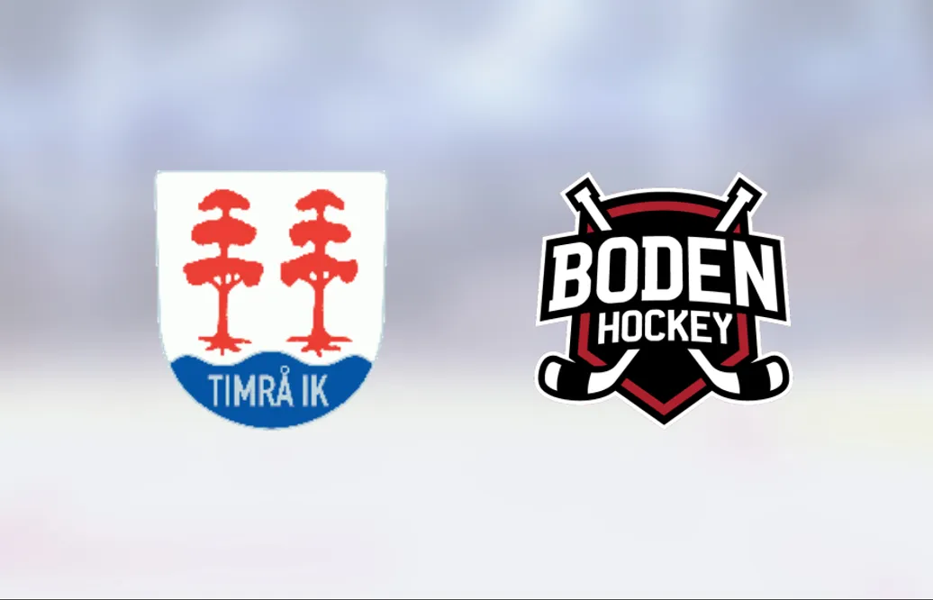 Målfest för Timrå hemma mot Boden