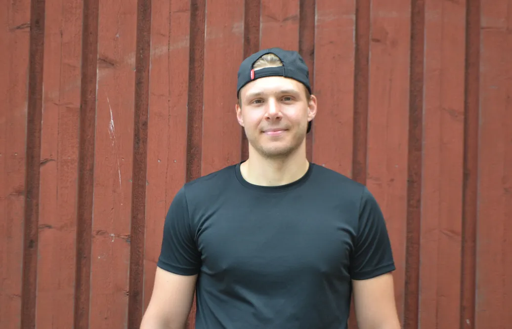 Isak Posch är hemma i Leksand över sommaren.