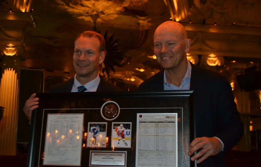 Nicklas Lidström och Mats Sundin, sannerligen två av sportens stora namn