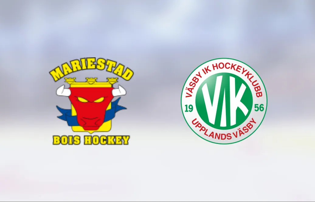 Joonas Alanne gjorde två mål när Mariestad vann mot Väsby