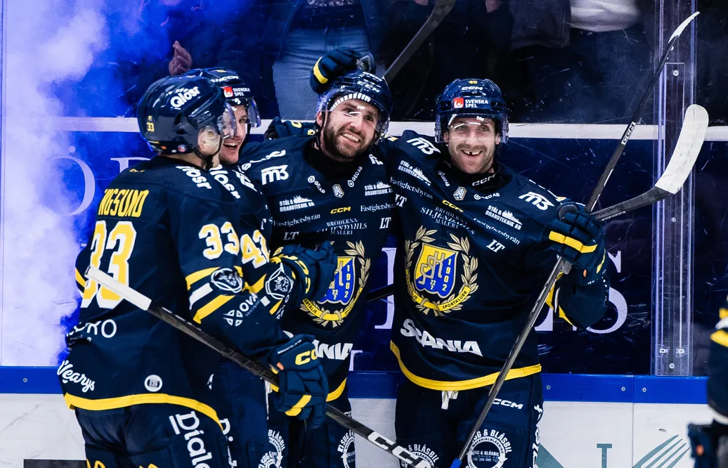 Viktor Grahn gjorde två mål för SSK i segern mot Vimmerby