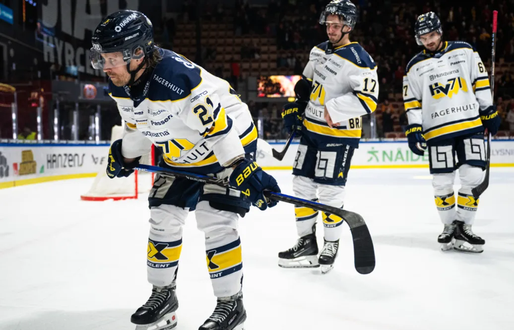 Förlust i måstematchen för HV71 – efter nytt ras