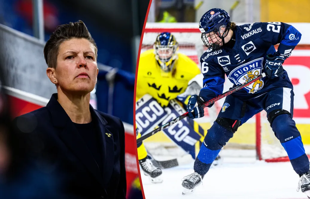 Sverige var chanslöst mot Finland.
Foto: Bildbyrån