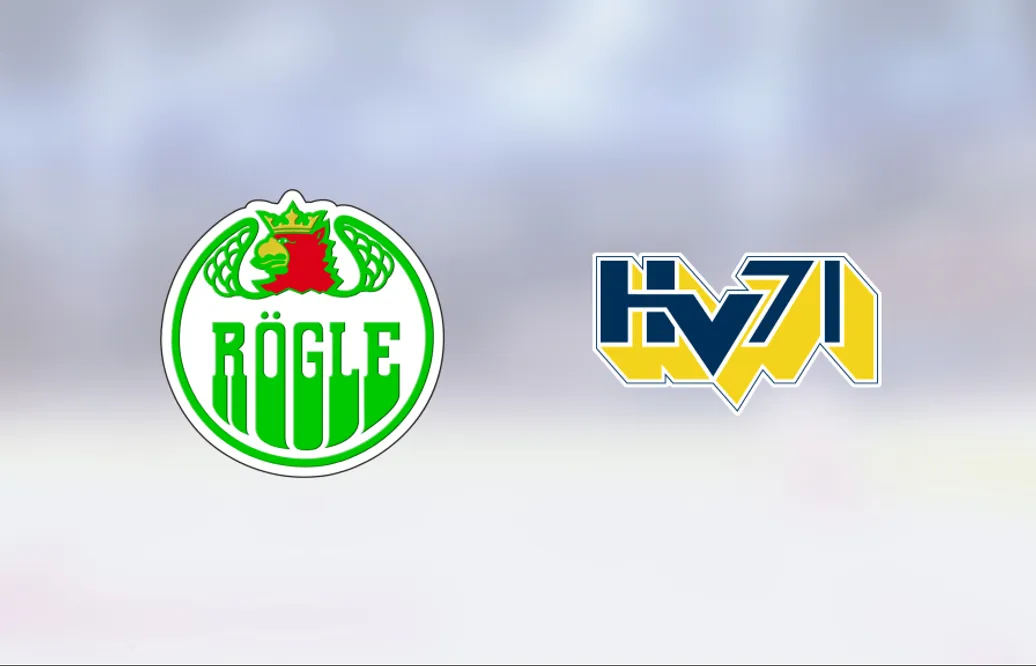 Seger för Rögle efter avgörande i förlängningen mot HV 71