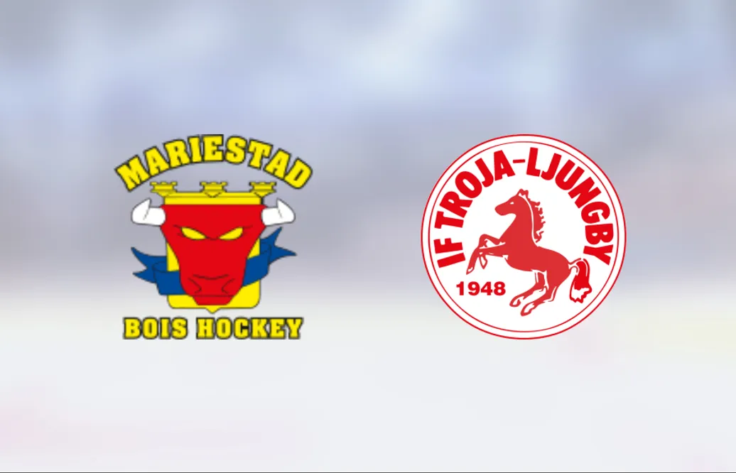 Målfest när Troja/Ljungby krossade Mariestad i Mariehus Arena