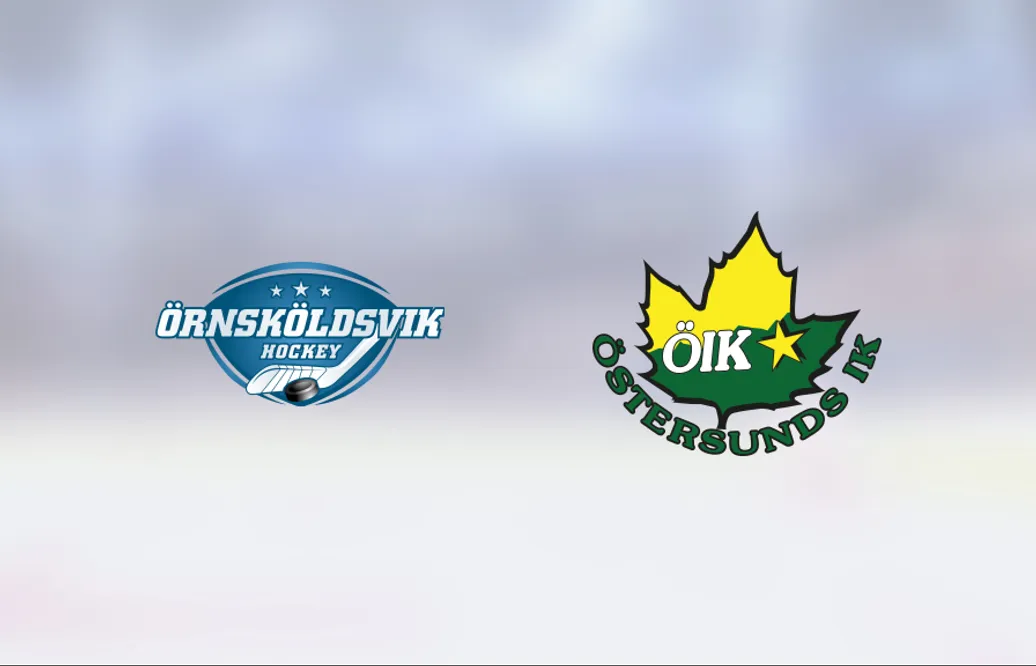 Ville Westin het när Östersund besegrade Ö-vik Hockey J18