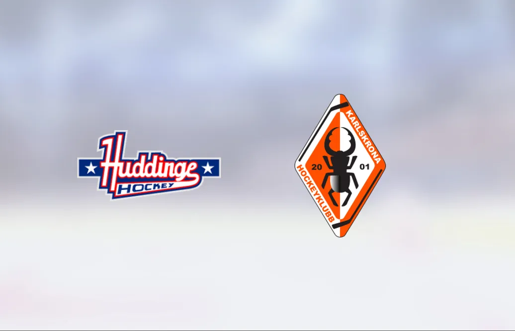 Fjärde raka för Huddinge IK efter seger mot Karlskrona