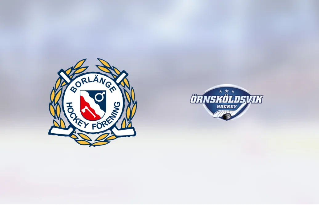 Borlänge slog Örnsköldsvik Hockey på hemmaplan