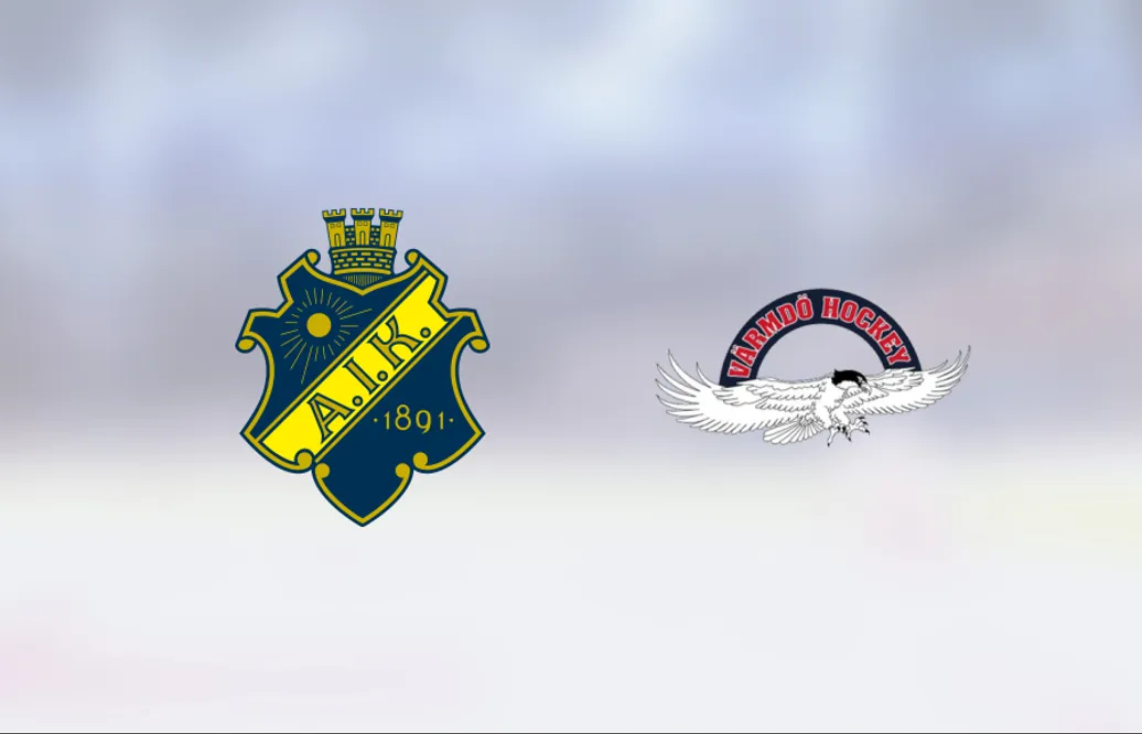AIK gjorde fem mål i tredje perioden – vann stort mot Värmdö