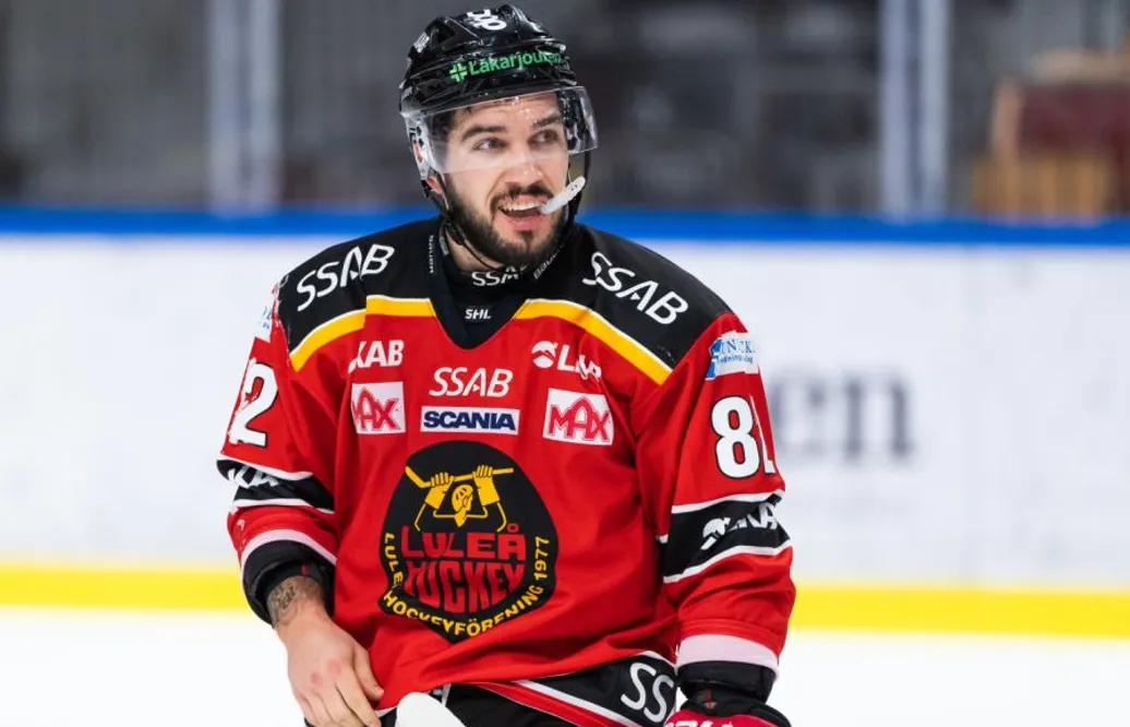Chris DeSousa tvåmålsskytt för Luleå i segern mot Linköping