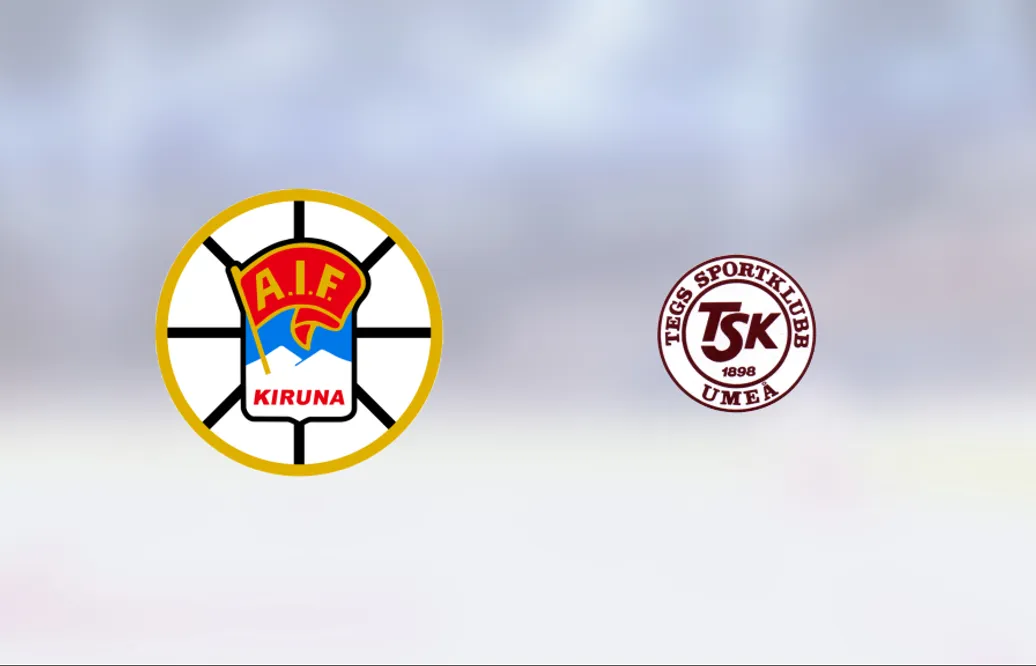 Teg avgjorde tät match mot Kiruna AIF i tredje perioden
