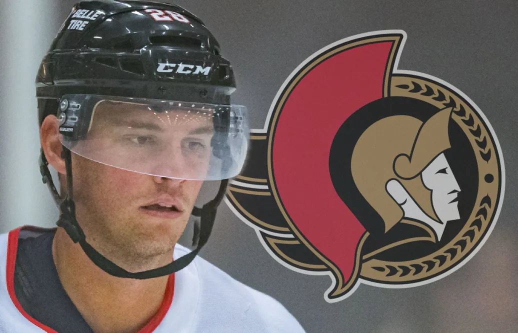 André Burakovsky missar NHL-premiären med sin nya klubb, Ottawa Senators,
Foto: Mats Javerud / BILDBYRÅN