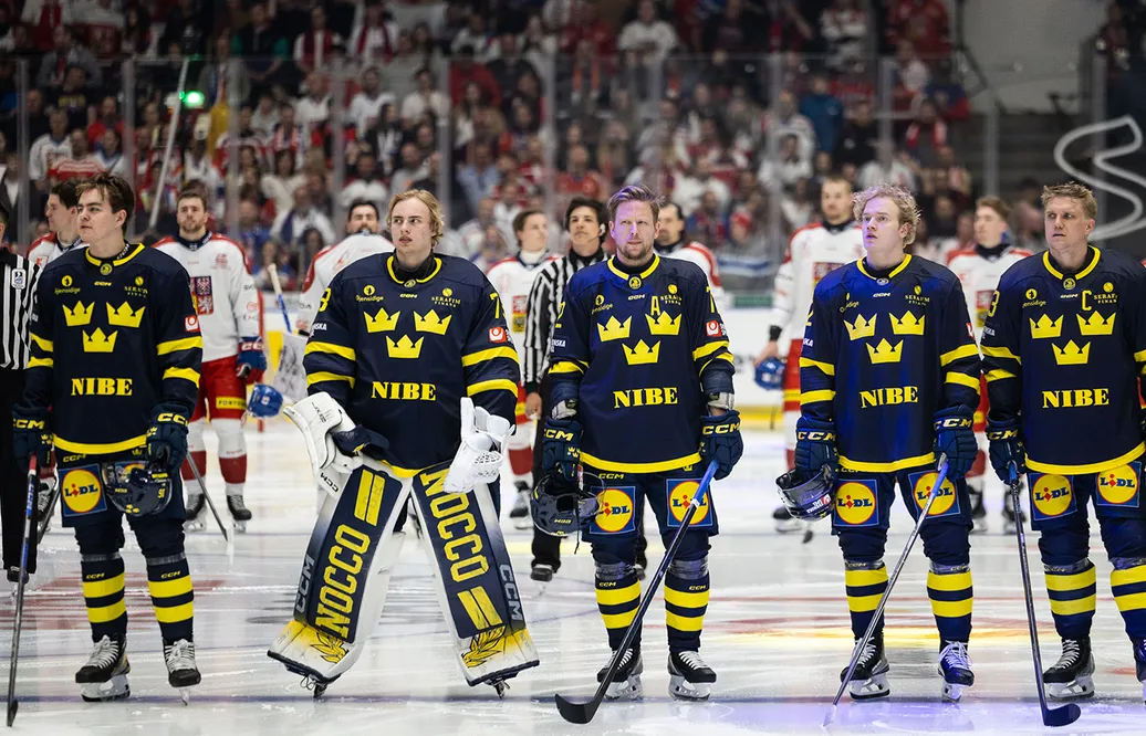 Så ställer Tre Kronor upp mot Tjeckien