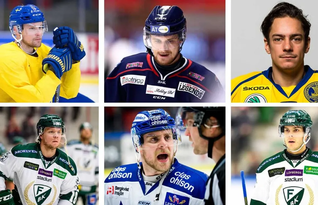 20 kontraktslösa svenskar i Europa som skulle kunna tilltala klubbar i SHL och allsvenskan