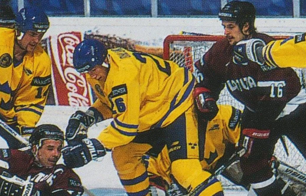 Nostalgi inför kvartsfinalen – så var Sveriges första VM-möte med Lettland