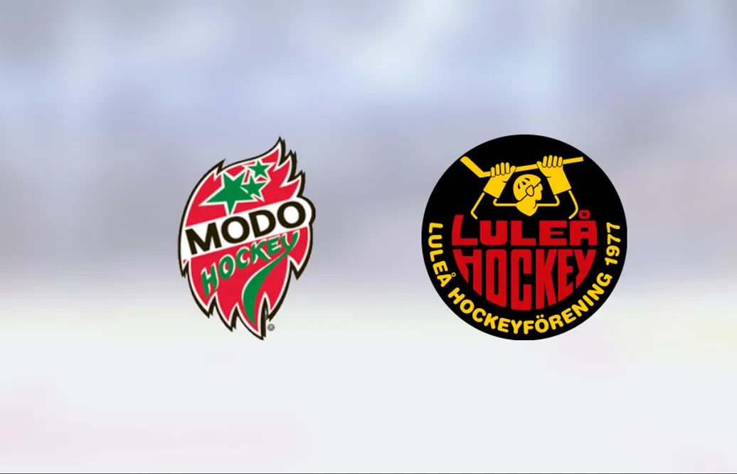 Måns Josbrant i målform när Luleå vann mot Modo Hockey J18