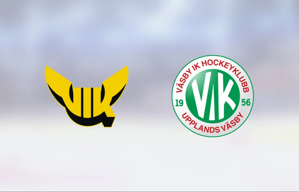 VIK Hockey slog Väsby i jämn match i ABB Arena
