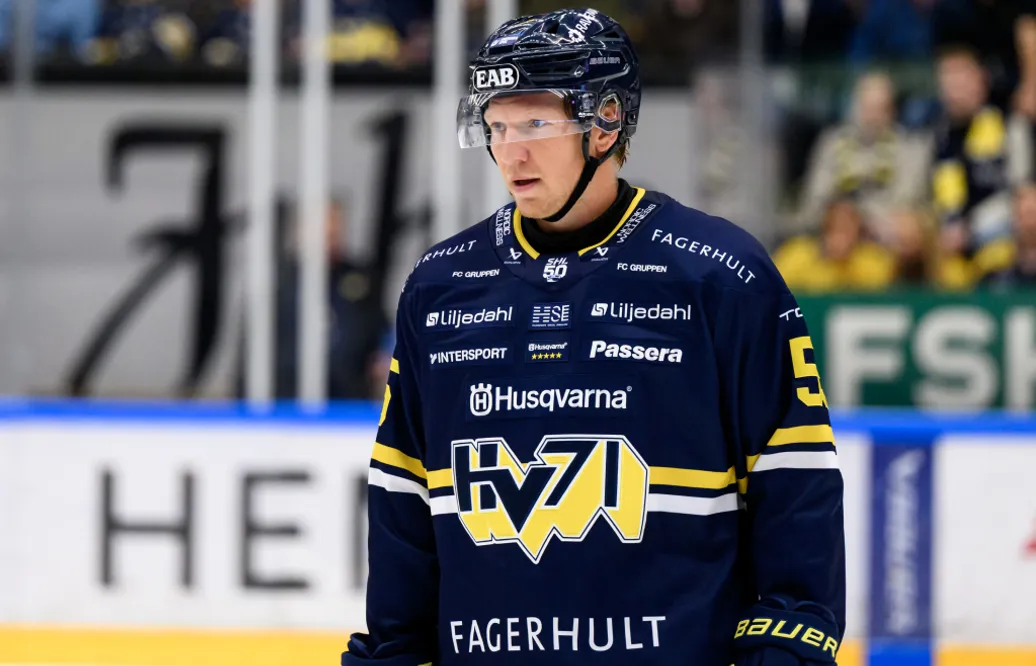HV71-stjärnan tillbaka i full träning