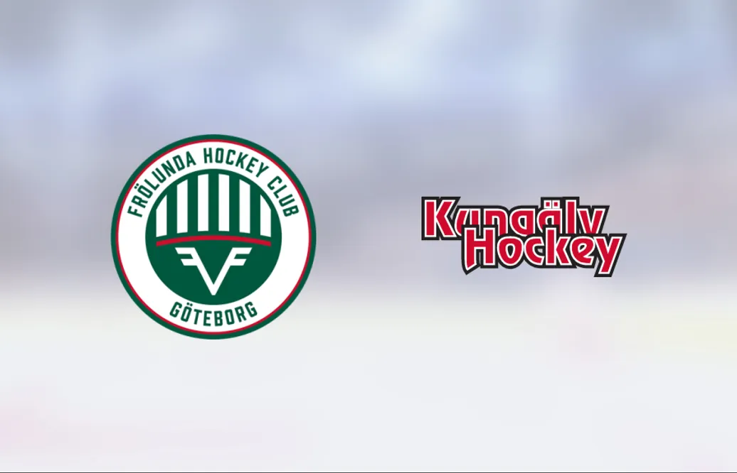 Frölunda vann efter avgörande i tredje perioden mot gästande Kungälv