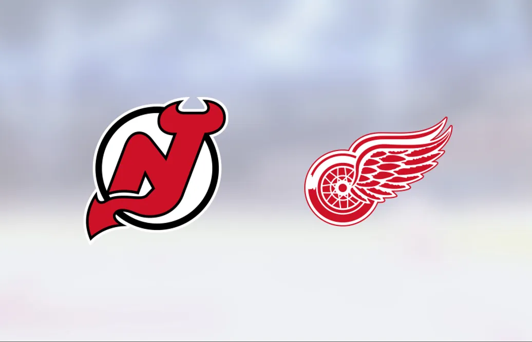 New Jersey vann med 4-3 hemma mot Detroit