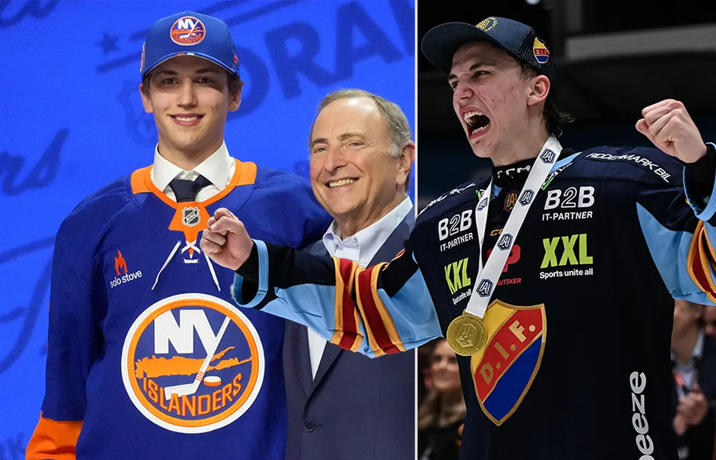 Victor Eklund skriver NHL-kontrakt med Islanders